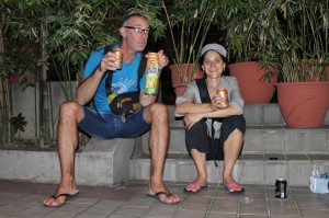 apéro sur le trottoir