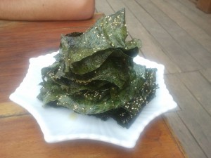algues fris en guise d'apéro