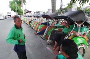 parking de becak