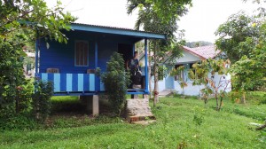 notre bungalow avant et après le trek