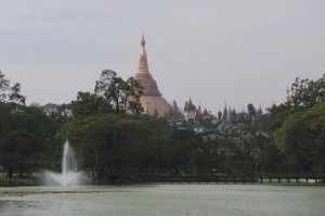 arrivée sur Shwedagon