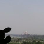 vue sur le Taj Mahal