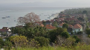 point de vue panoramique... Bali au fond
