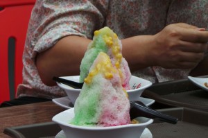 glace au maïs et colorants