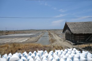 vente de sel en bord de route