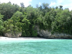 encore une plage paradisiaque...