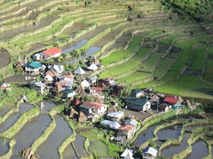 vue sur le village depuis la chambre