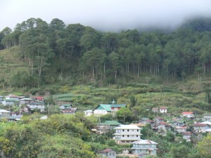 Sagada dans la brume