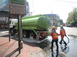 lavage à grande eau