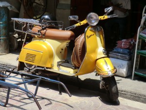 un des nombreux Vespa rencontré