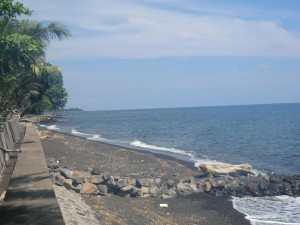 plage devant bungalow