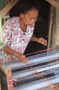 atelier de tissage de la soie