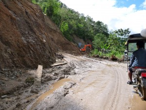 routes pourries de montagne